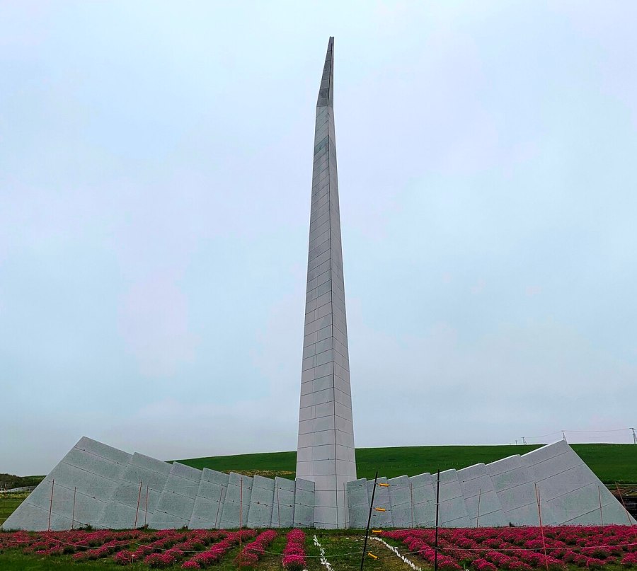 The Prayer Tower memorial at Cape Soya, built for the victims of KAL 007