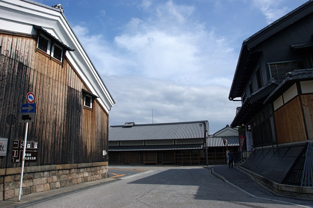 Gekkeikan Okura Sake Museum buildings in Fushimi, Kyoto, Japan