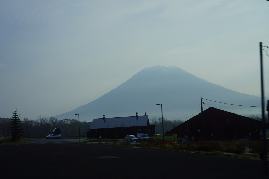 Mount Yotei seen from the Niseko area in Hokkaido, Japan