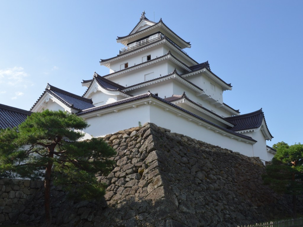 The castle park and keep at Aizu-Wakamatsu in Fukushima