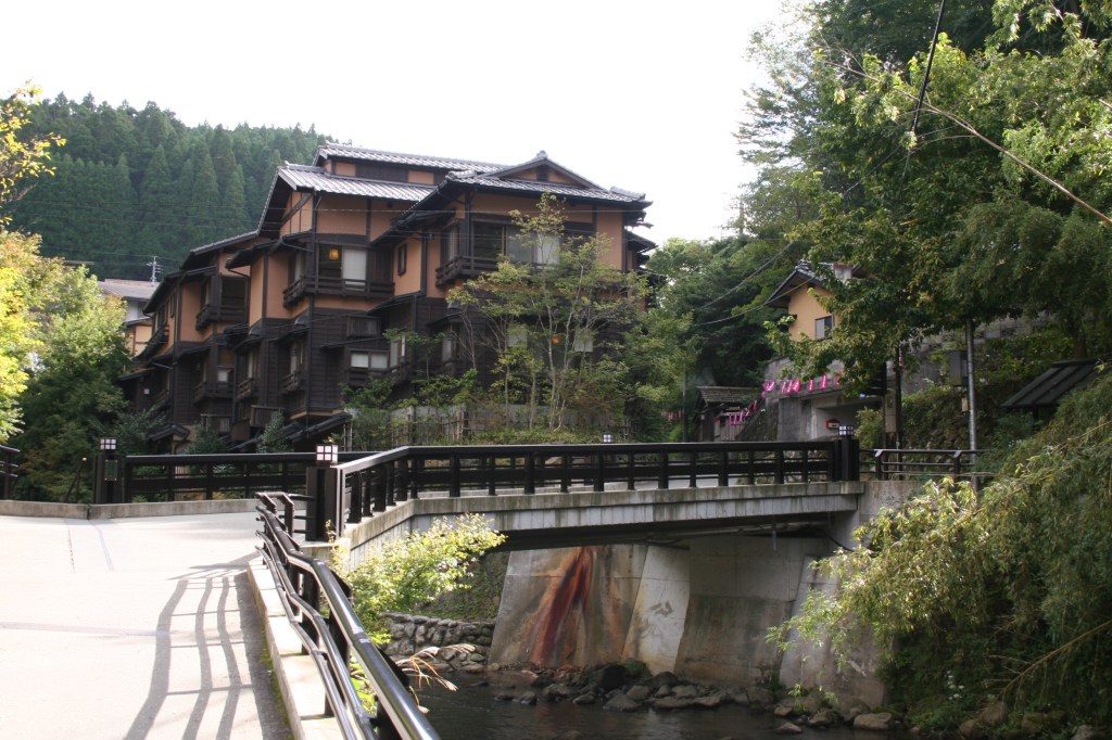 Kurokawa Onsen in the mountains of Kumamoto, Japan
