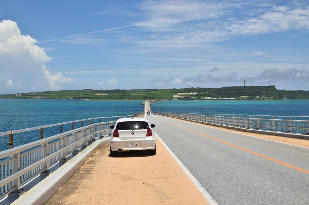 The bridge between Miyako and Irabu islands in Okinawa, Japan