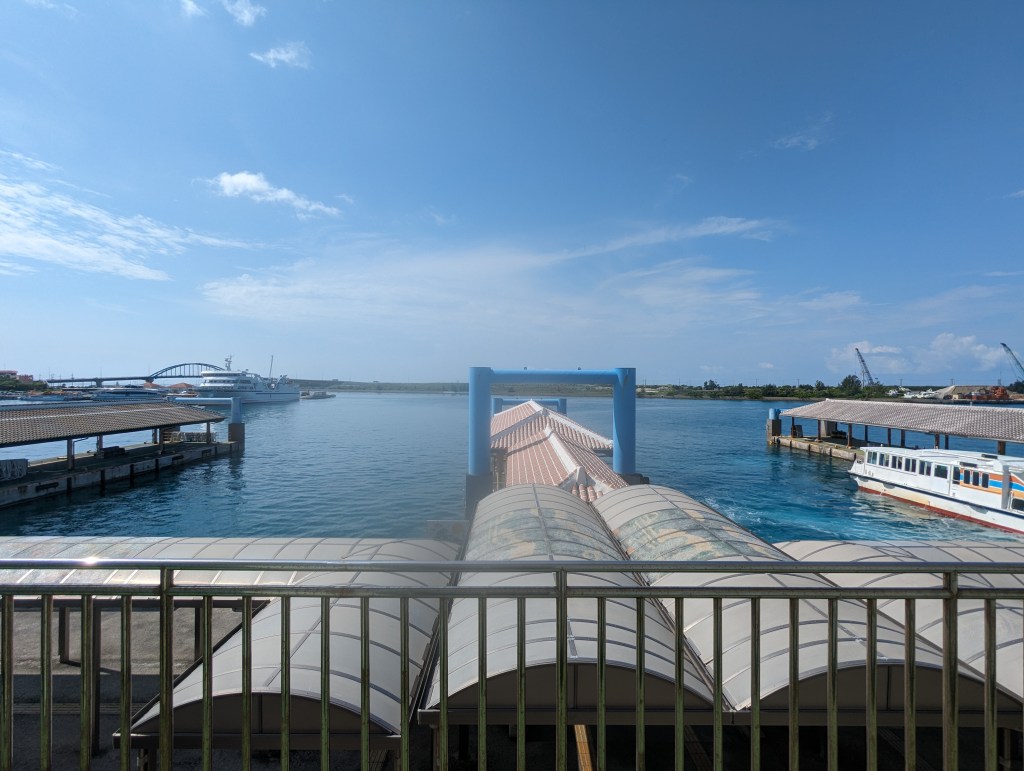 The harbor town on Ishigaki Island, Okinawa, Japan