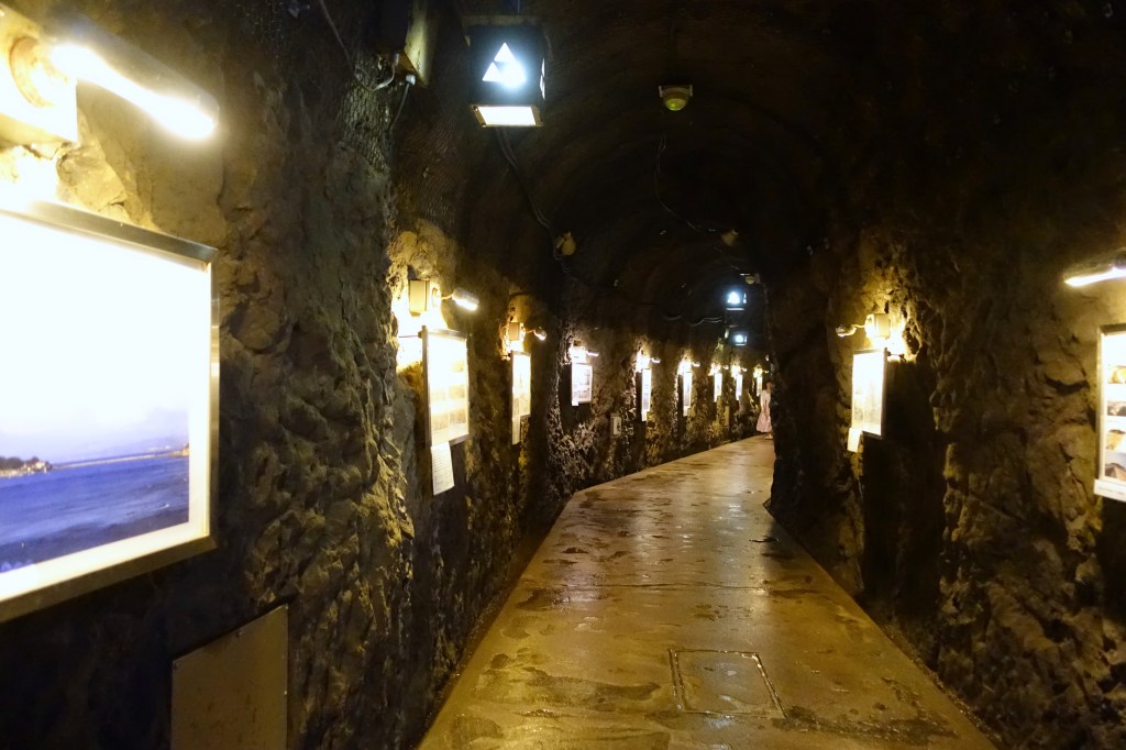 The Iwaya sea caves on Enoshima in Kanagawa, Japan