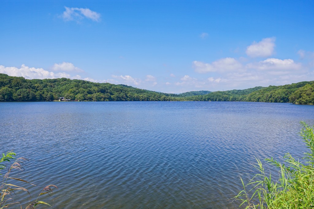 Lake Poroto beside the Upopoy site in Shiraoi, Hokkaido