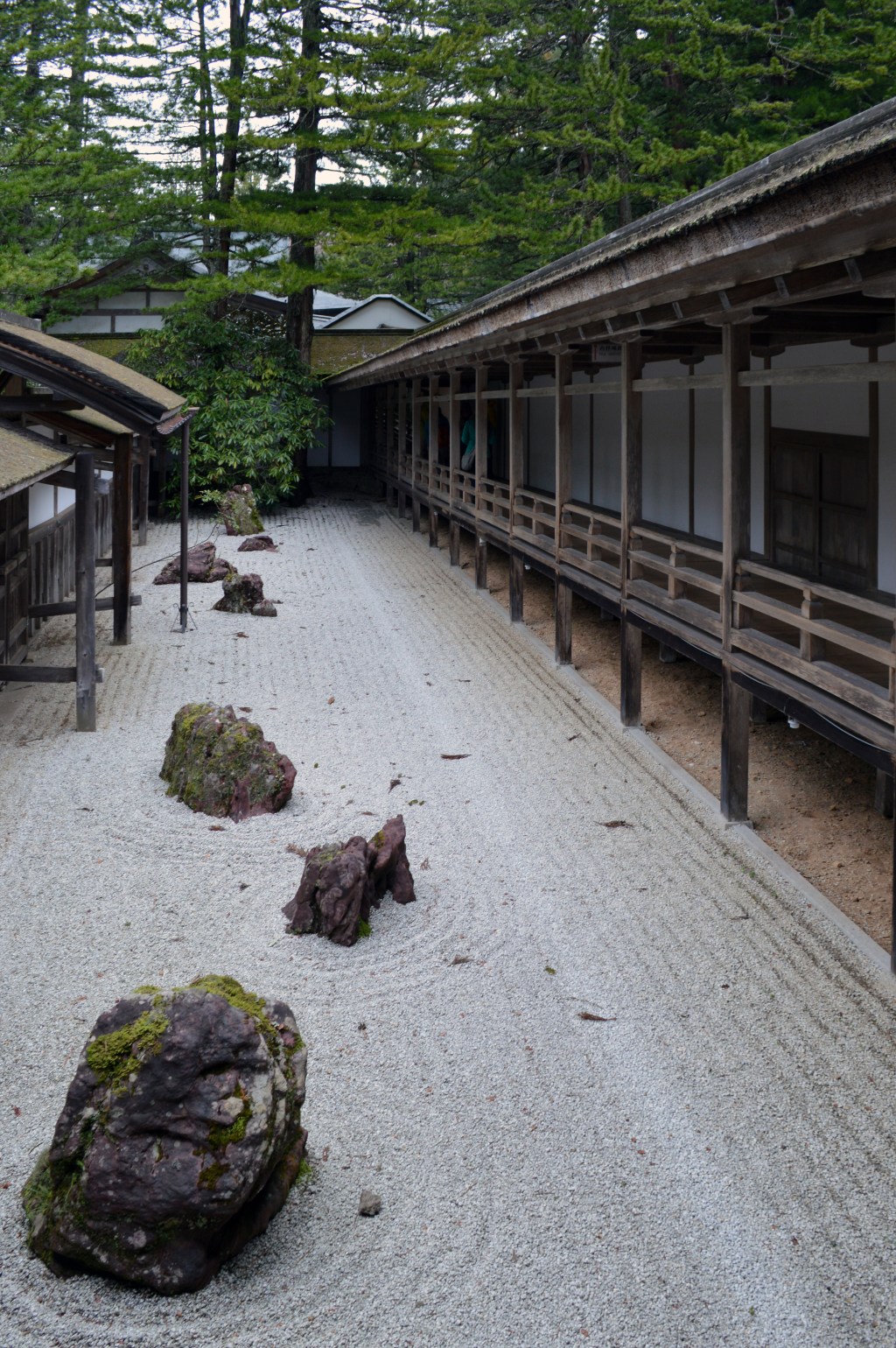 The rock garden at Kongobuji on Mount Koya