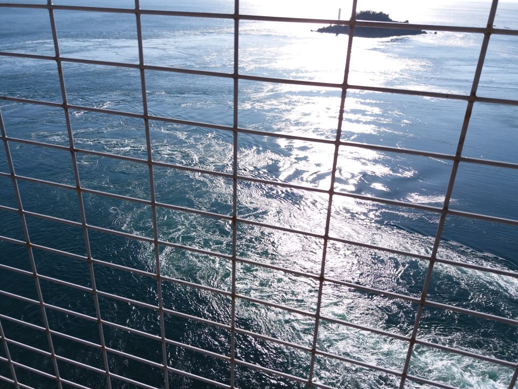The strait between Tokushima and Awaji at Naruto, Japan