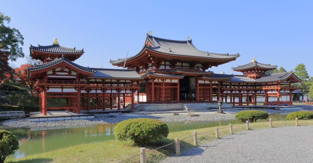 Byodo-in Temple Phoenix Hall in Uji, Kyoto Prefecture, Japan