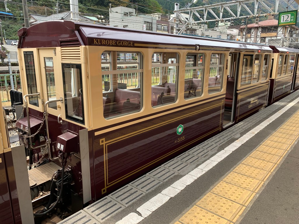 The torokko train of the Kurobe Gorge Railway